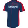 B3VP Youth Full-Button Baseball Jersey Thumbnail